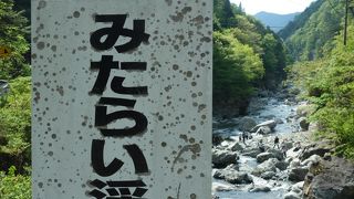 吊り橋に見えない吊り橋