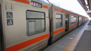 行先の変わる電車