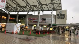 長崎の駅ビルは早朝でも利用ができました。