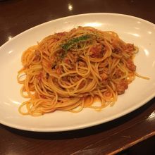 タコのラグースパゲッティ