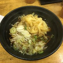 天ぷら小1個そば