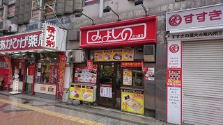 ワンコインでカレーと餃子