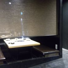 準個室の様子です