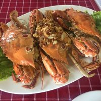 街のレストランで