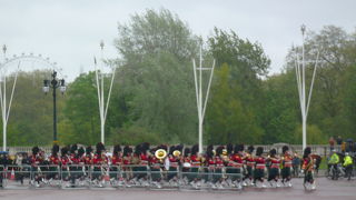 雨でも行われます　お客さんが少なくて見やすいです