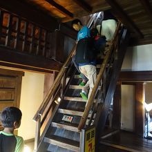 大天守内の階段。