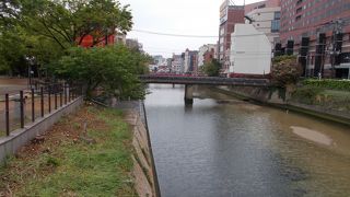 中州の東側を流れる川です。