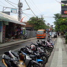 レギャン通りの風景