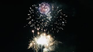 ふれあい祭りの花火