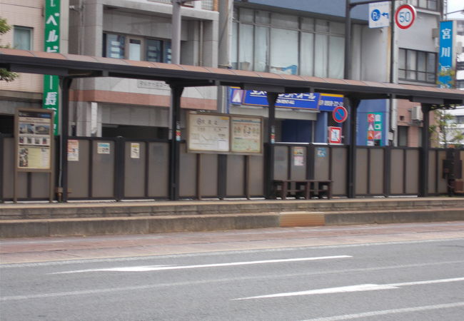 長崎路線電車の停留場の一つです。