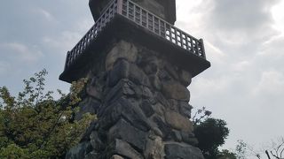 九段坂公園の歴史ある常夜灯