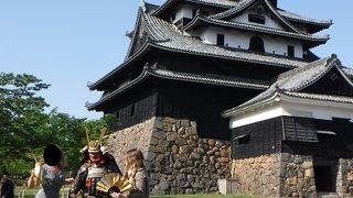 松江の中心地にあるお城