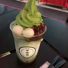 かき氷を注文しました。