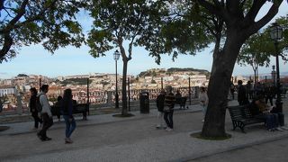 サン・ジョルジェ城につぐ絶景スポット。