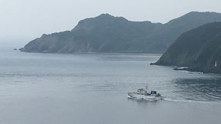 マネン崎から見る大島海峡