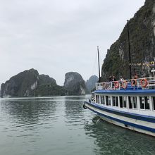 クルーズ船はトイレは綺麗、デッキも最高でした。