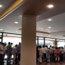 プーシキン展の行列