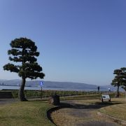 しんじ湖温泉前の公園