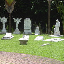 整備された墓地