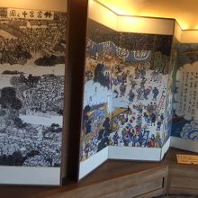 地下道にあります