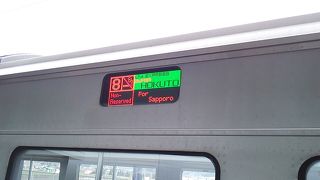 2018年４月14日の新函館北斗12時34分発特急スーパー北斗11号札幌行きの様子