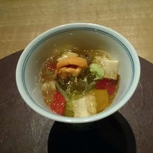 先付　翡翠玉等