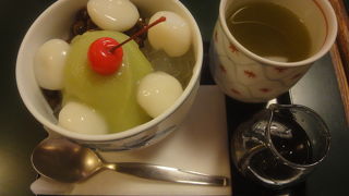 白玉あんみつ。