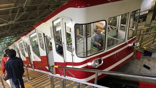 極楽橋から高野山駅までのケーブルカーです。