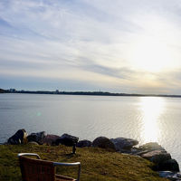 夕日を楽しむのに、格好の場所