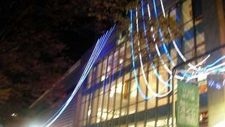 １２月にイルミネーションで飾られます