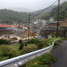 国道500号線からの風景