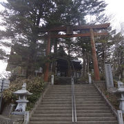 日本七霊山の一つを神体にです