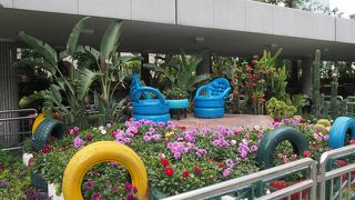 都会の中の公園