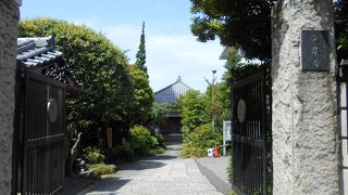 本駒込一丁目にある静かな浄土宗寺院