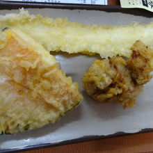 天ぷらがサクサクして美味