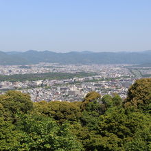 京都御所、下鴨方面の眺望