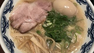 サービスも素晴らしいラーメン店でした◎
