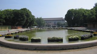 噴水は上がらず