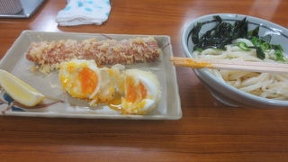 卵の天ぷらがおいしかった