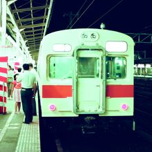 明日から電車にて運行の105系奈良行き。