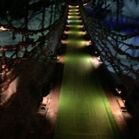 この橋を渡って、食事処へ。