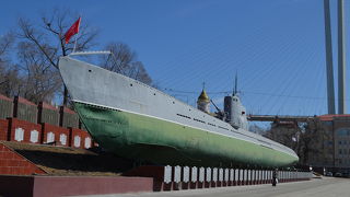 ソ連時代初期の古い潜水艦。