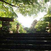 階段を５００段以上登ります