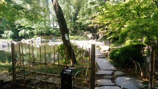 靖国神社の境内にある庭園