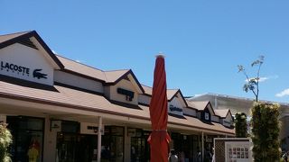 ショッピングには最適