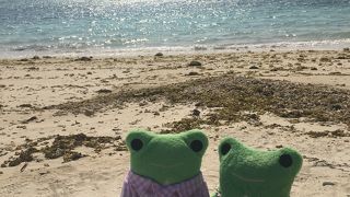 穏やかなビーチです