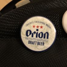 オリオンビールの缶バッチ