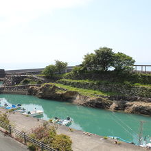 道の駅の前は海の公園