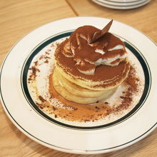 もちもちティラミスのパンケーキ