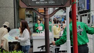 銀座の落ち着いた裏通り